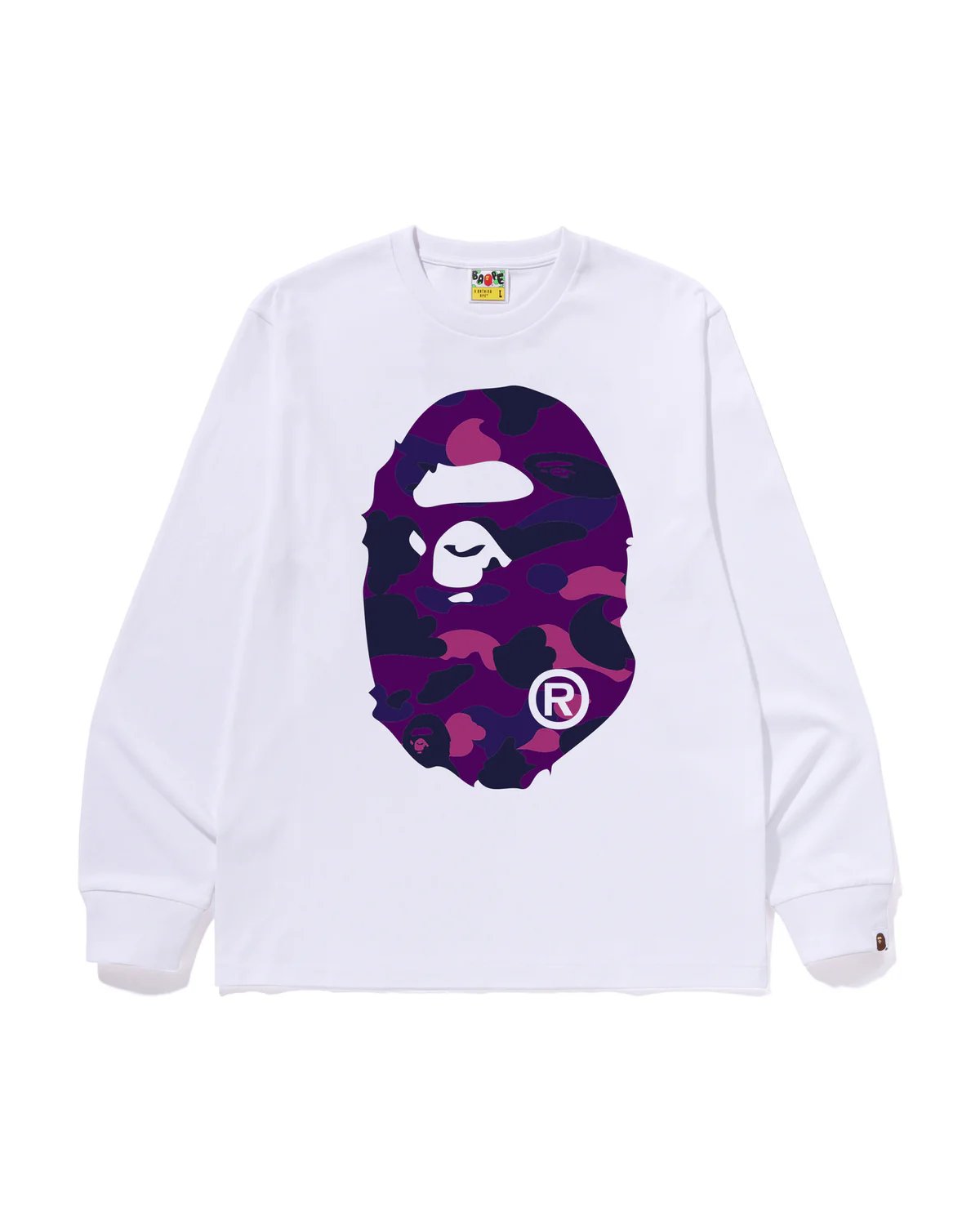 BAPE Color Camo Big Ape Head LS Tee product image 8