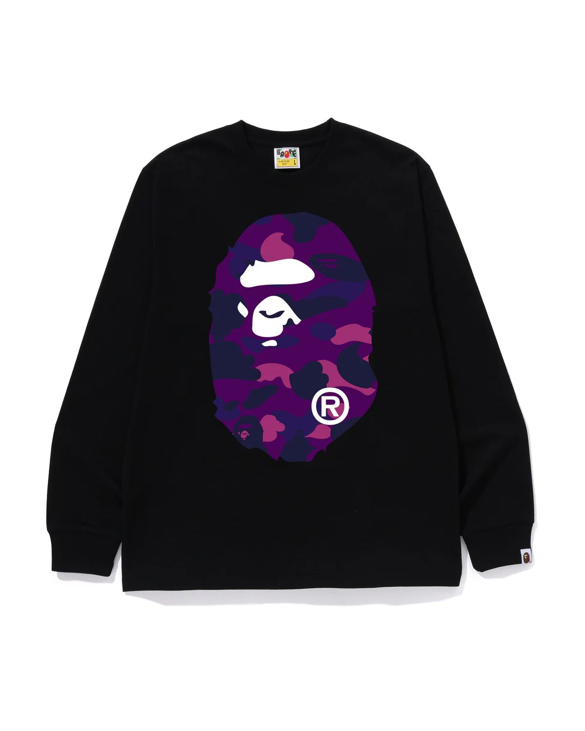 BAPE Color Camo Big Ape Head LS Tee product image 4
