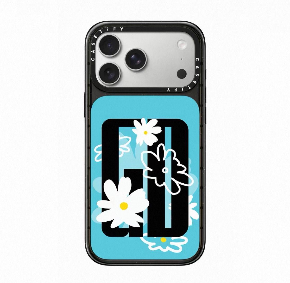 G-Dragon x CASETiFY Collaboration Graffiti Daisy GD Glazed Phone Case