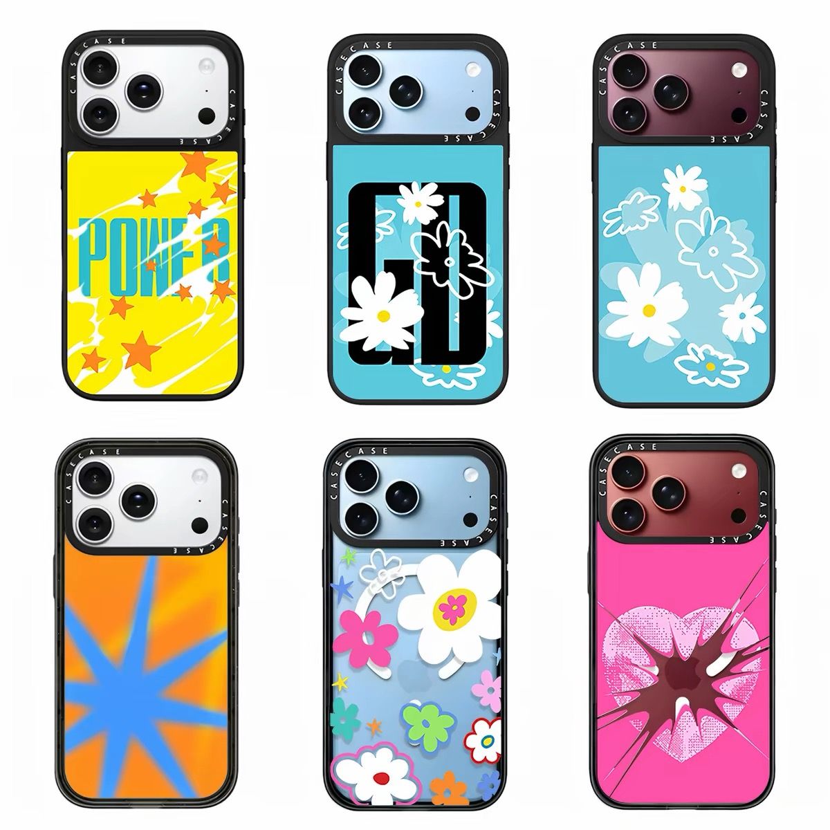 G-Dragon x CASETiFY Collaboration Graffiti Daisy GD Glazed Phone Case