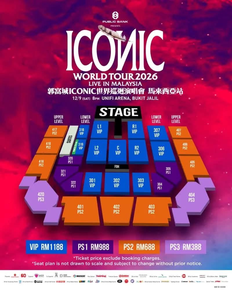 Aaron Kwok ้ญๅฏๅ ICONIC World Tour 2026 In KL ๐ฒ๐พ product image 2