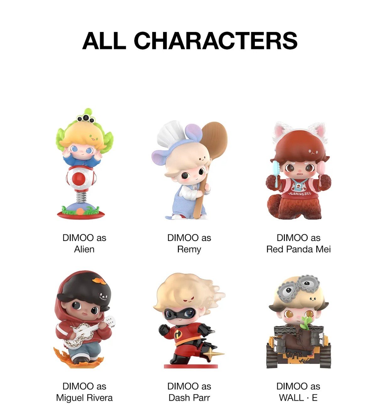 DIMOO WORLD x PIXAR SERIES FIGURE