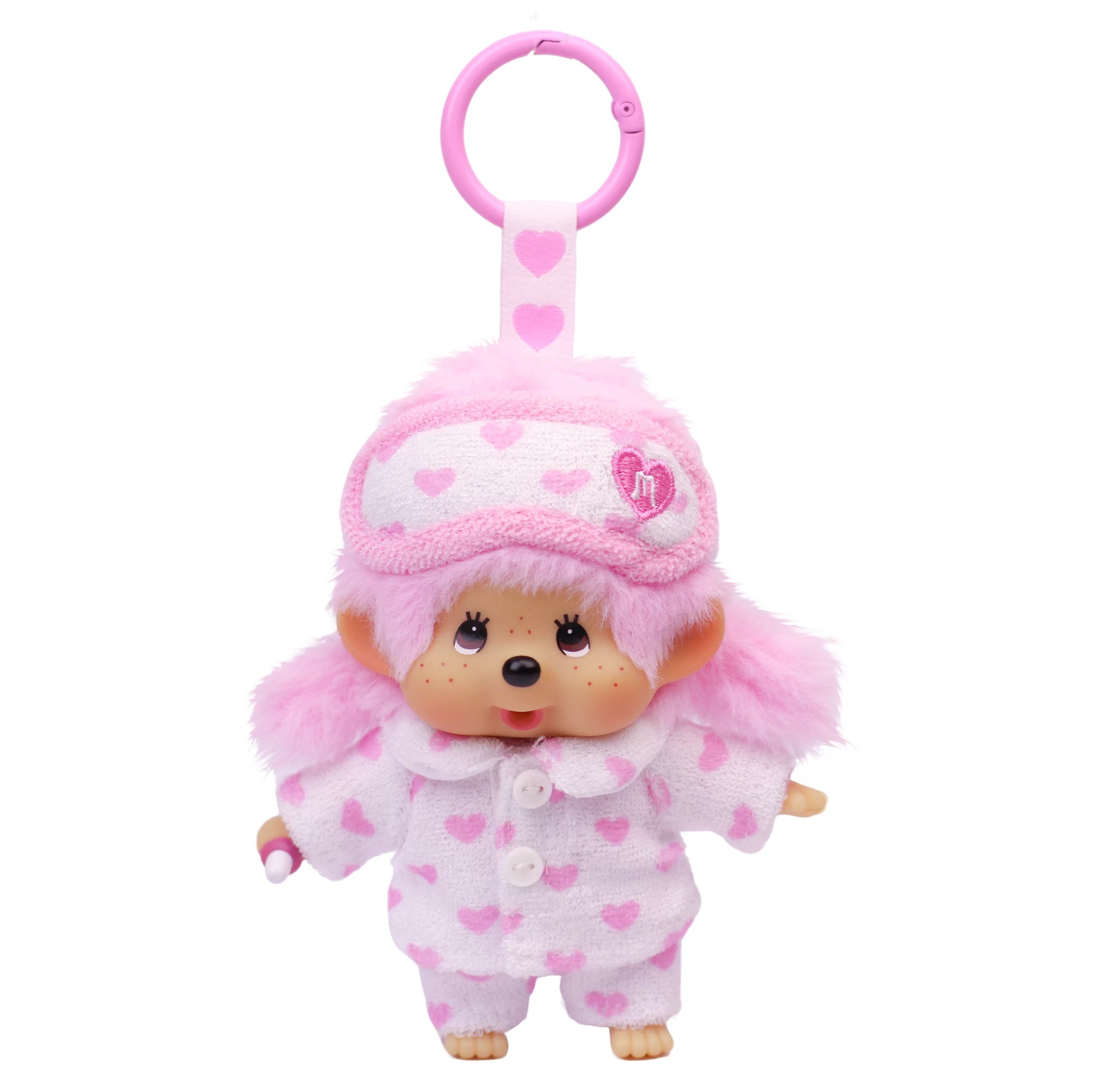 Monchhichi Cute Fashion Vinyl Plush Doll Keychain – Pajama Edition 11cm Bag Charm product image 1