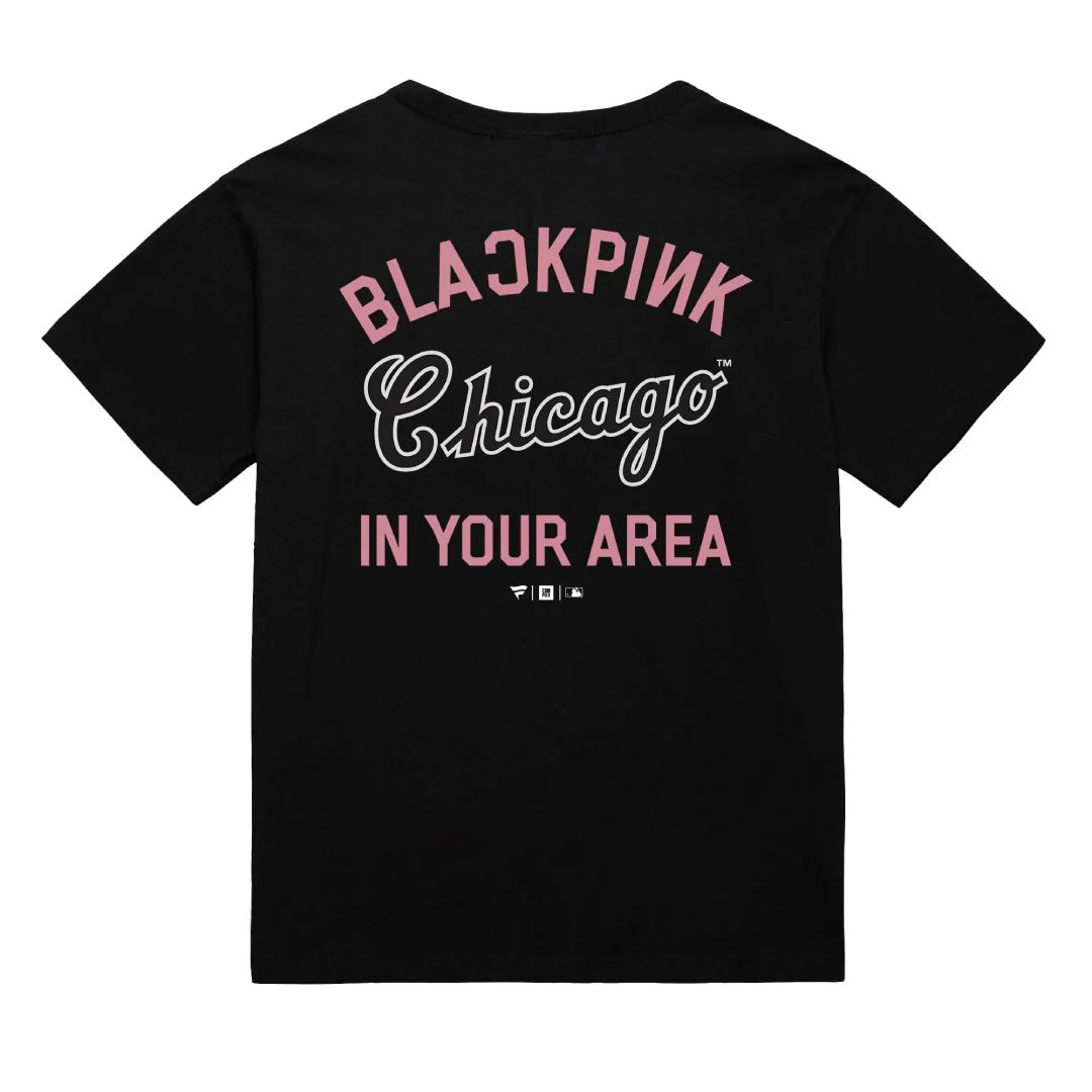 FANATICS x BLACKPINK LA DODGERS T-SHIRT (BLACK/PINK/BLUE/WHITE) product image 2