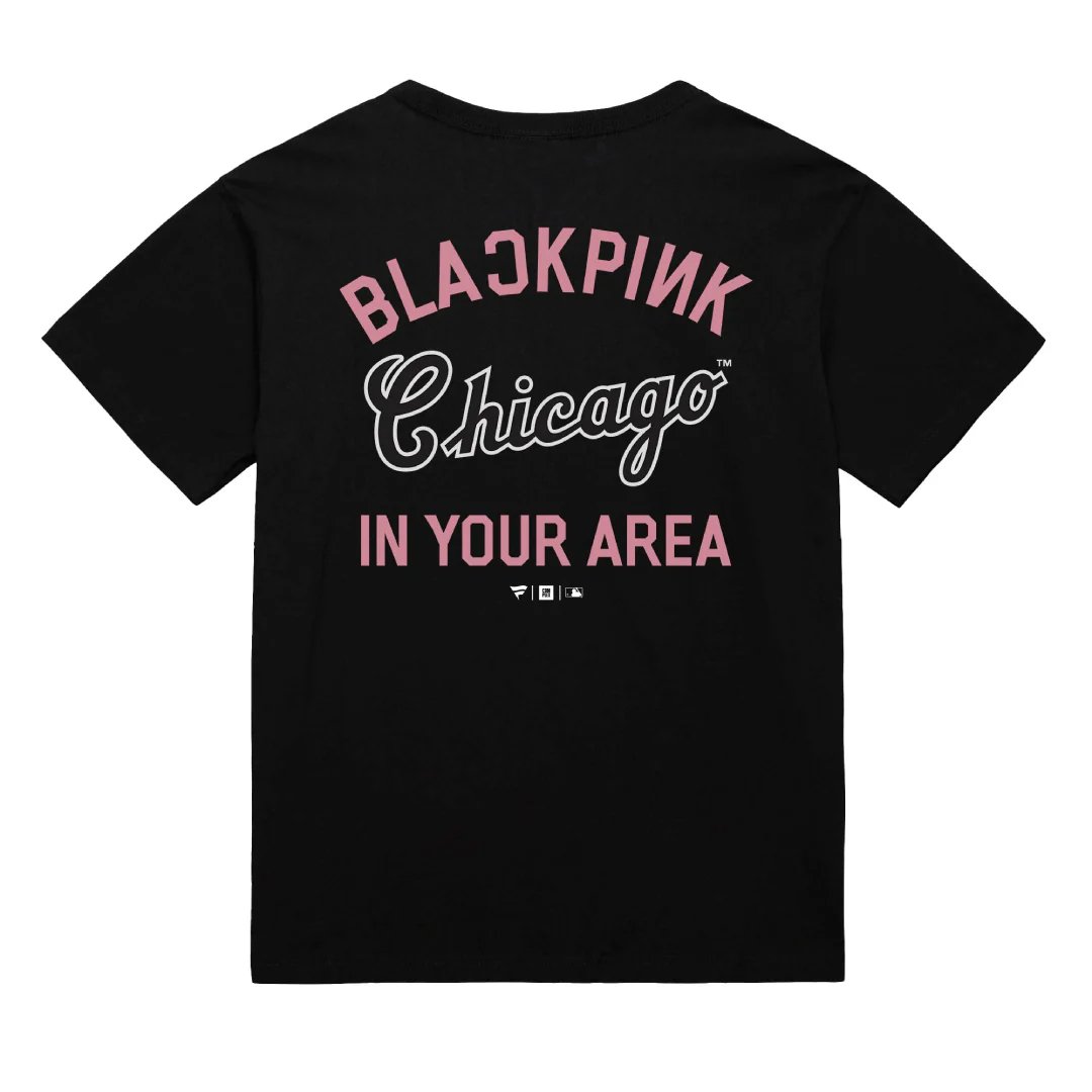 FANATICS x BLACKPINK LA DODGERS T-SHIRT (BLACK/PINK/BLUE/WHITE) product image 2