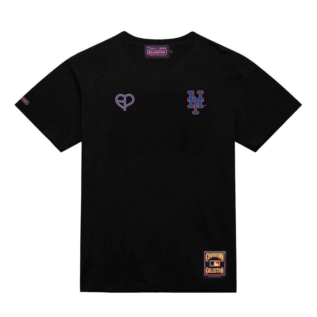 FANATICS x BLACKPINK LA DODGERS T-SHIRT (BLACK/PINK/BLUE/WHITE) product image 3