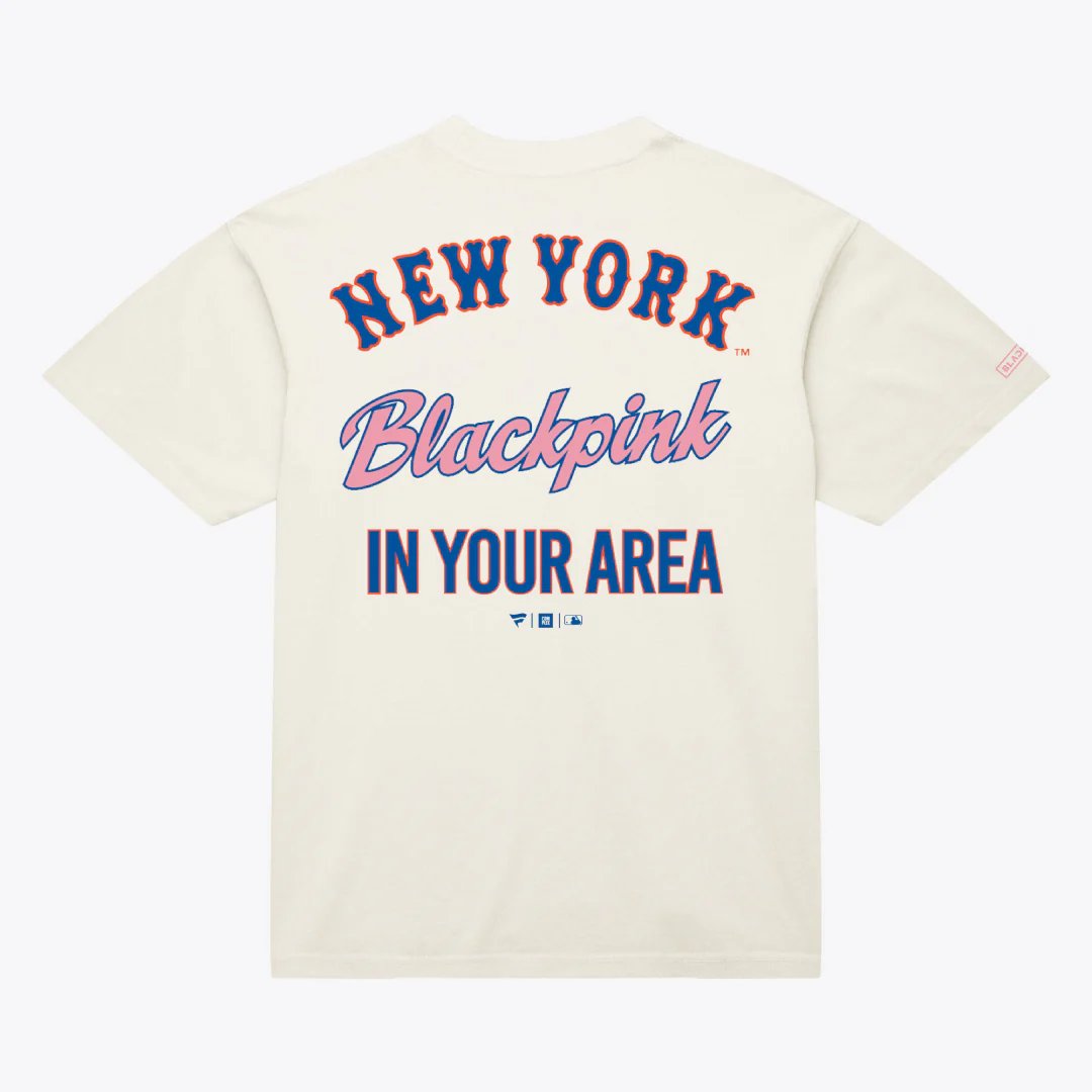 FANATICS x BLACKPINK LA DODGERS T-SHIRT (BLACK/PINK/BLUE/WHITE) product image 6