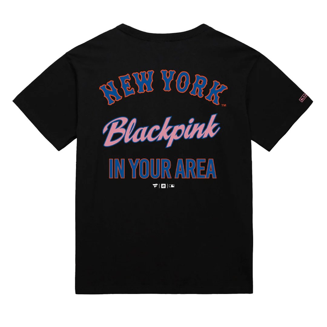 FANATICS x BLACKPINK LA DODGERS T-SHIRT (BLACK/PINK/BLUE/WHITE) product image 4