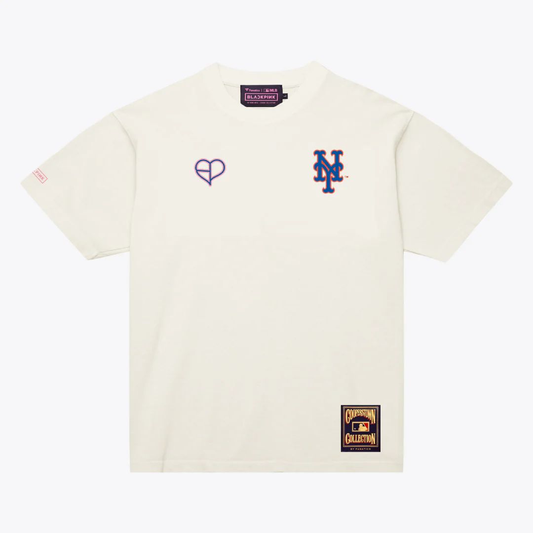 FANATICS x BLACKPINK LA DODGERS T-SHIRT (BLACK/PINK/BLUE/WHITE) product image 5