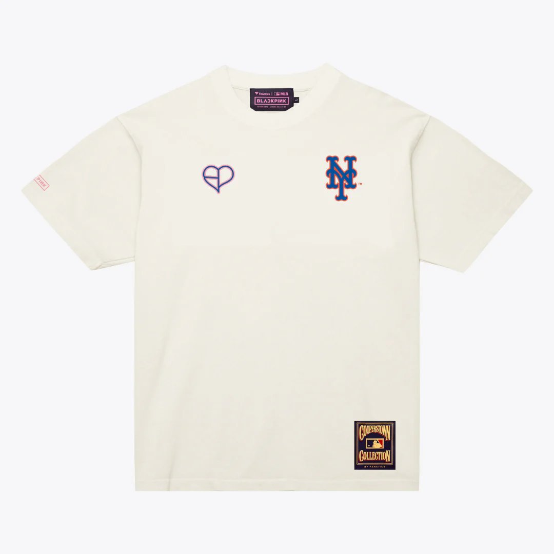FANATICS x BLACKPINK LA DODGERS T-SHIRT (BLACK/PINK/BLUE/WHITE) product image 5