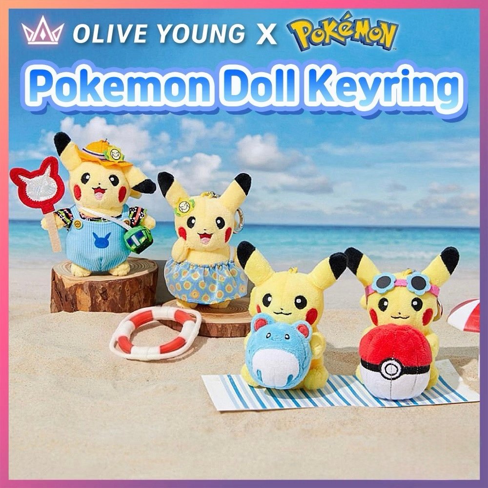 OLIVE YOUNG x Pokemon Doll Keyring product image 1