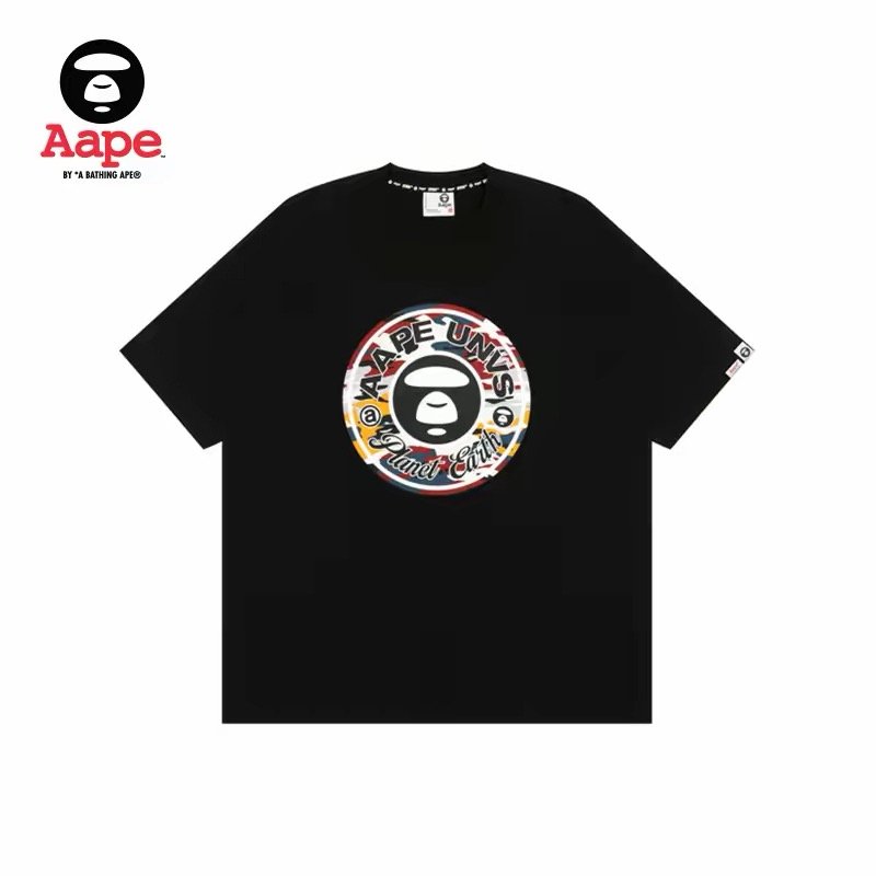 AAPE Letter Circle Camo Ape Graphic T-Shirt product image 2