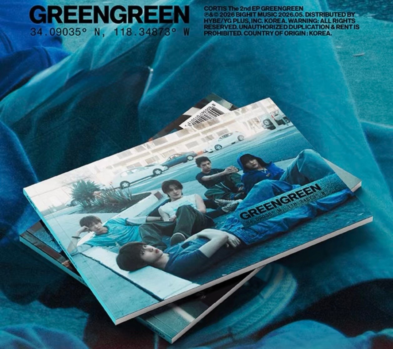 CORTIS 2nd EP Mini Album – GREEN GREEN product image 2