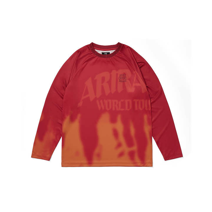 BTS Long Sleeve T-Shirt (Red) product image 1